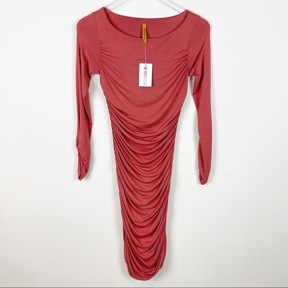 Rachel Pally from INTERMIX Ruched Dress size S - Picture 2 of 9